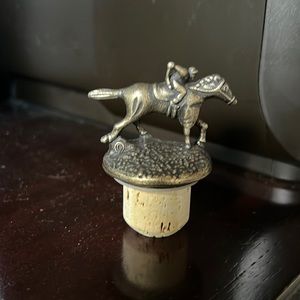 Blantons whiskey stopper letter “O”